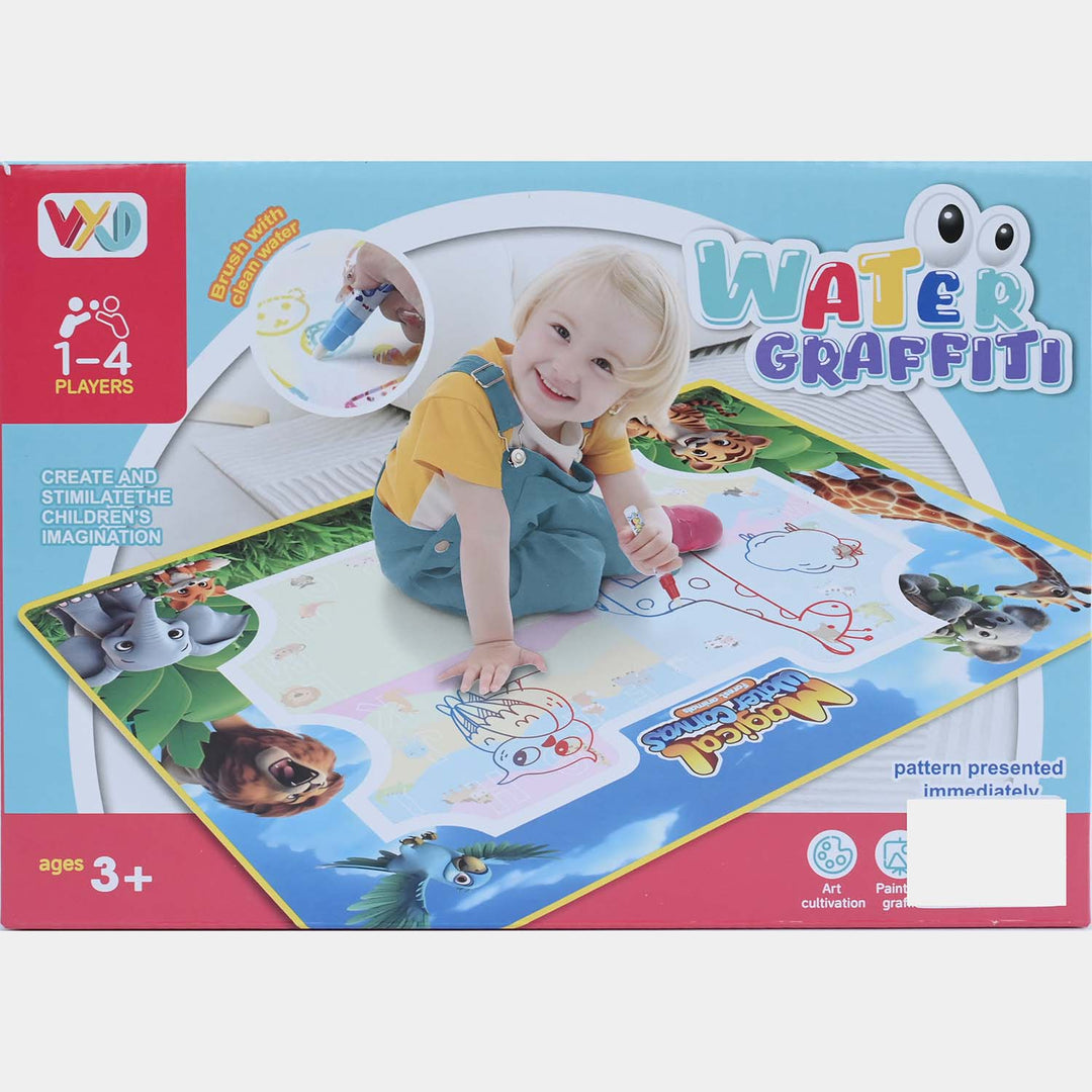 Reusable Water Graffiti Mat Play Set