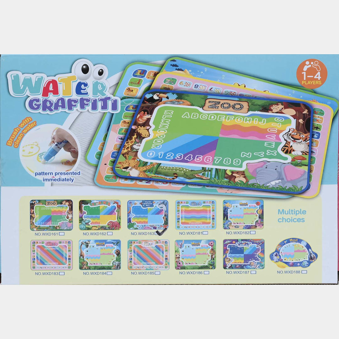 Reusable Water Graffiti Mat Play Set