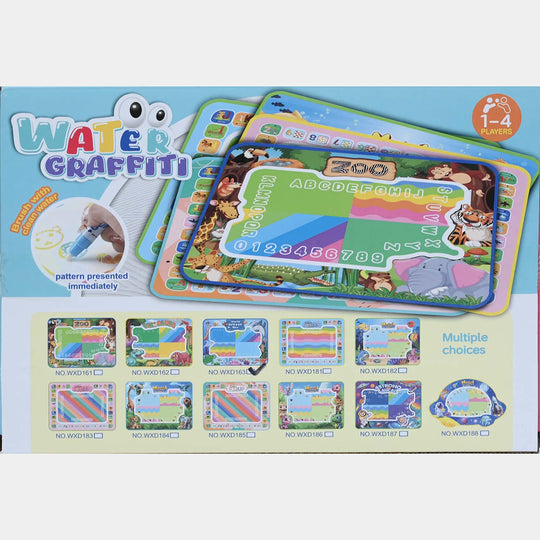 Reusable Water Graffiti Mat Play Set