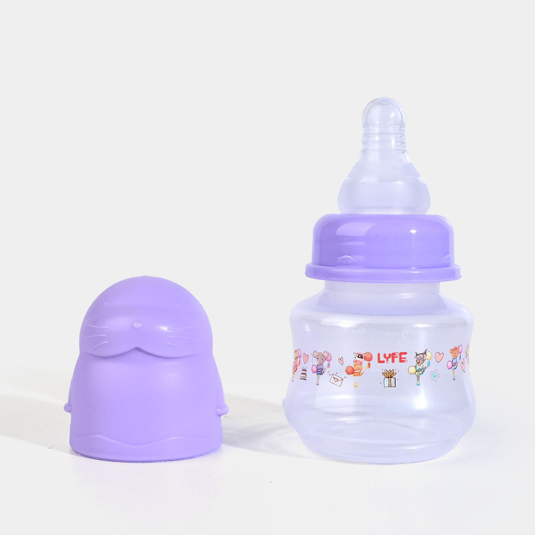 Lyfe Baby Plastic Feeding Bottle 2Oz |60ml |Purple