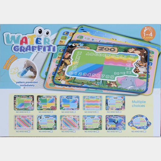 Reusable Water Graffiti Mat Play Set