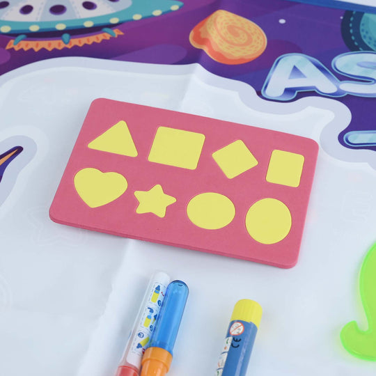 Reusable Water Graffiti Mat Play Set