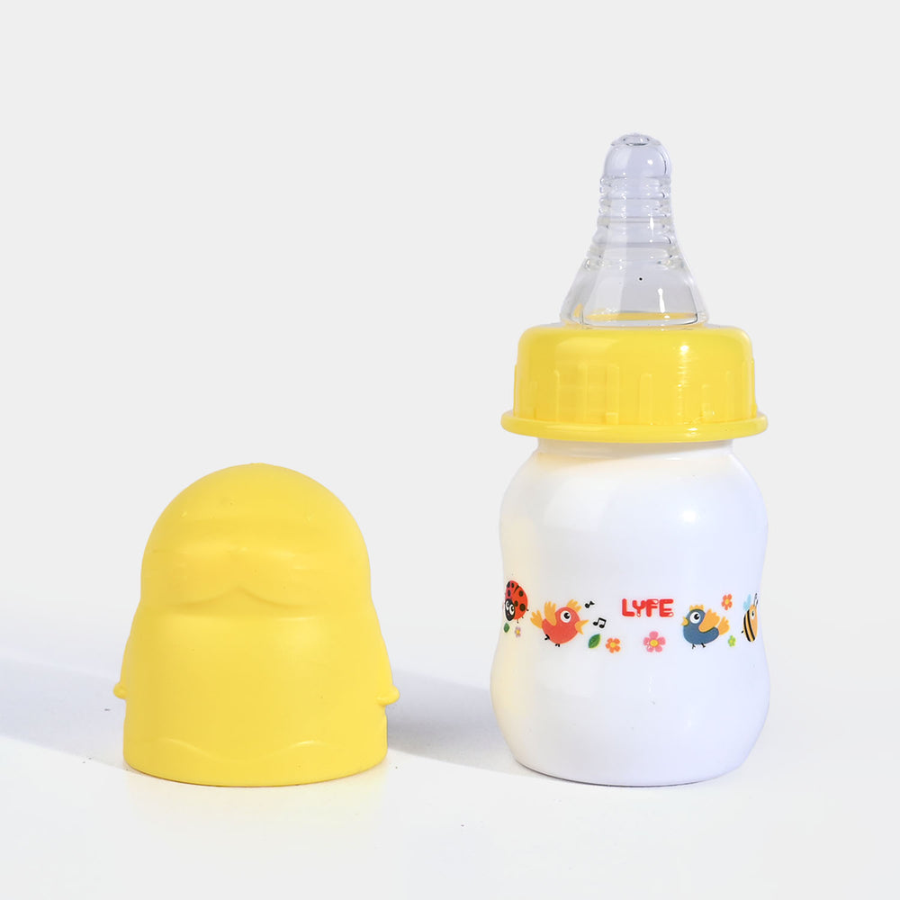 Lyfe Baby Plastic Feeding Bottle 2Oz |60ml |Yellow