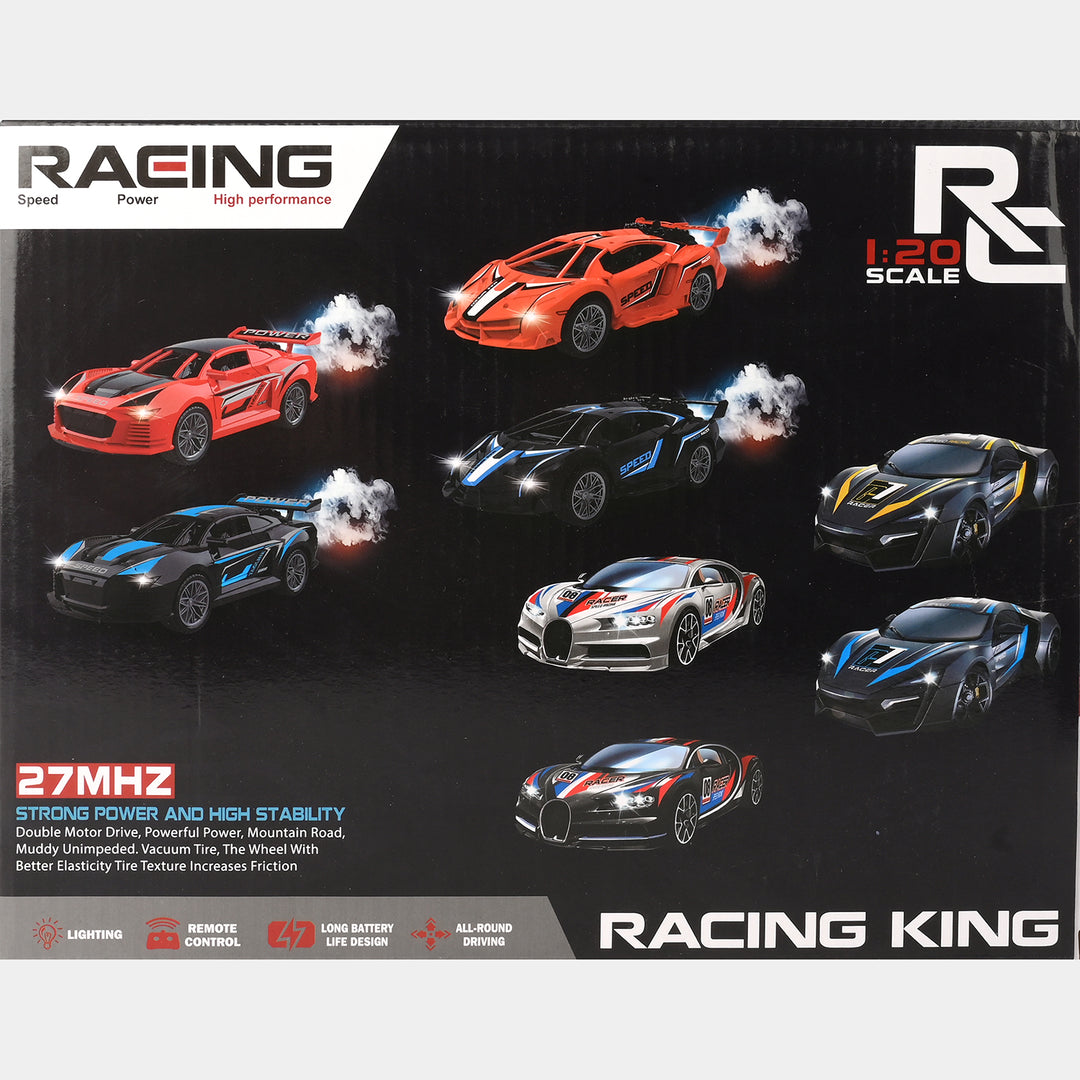 Remote Control Car with Spray for Kids