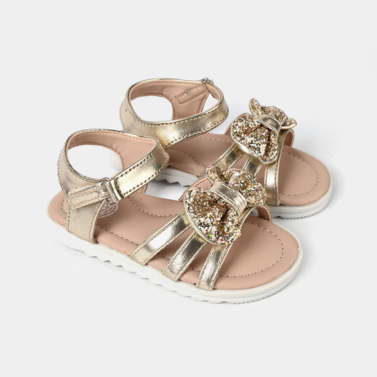 Girls Sandal 222-1-GOLDEN