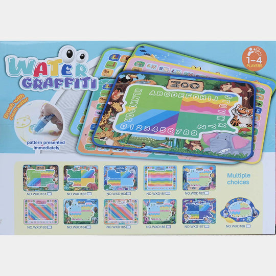 Reusable Water Graffiti Mat Play Set