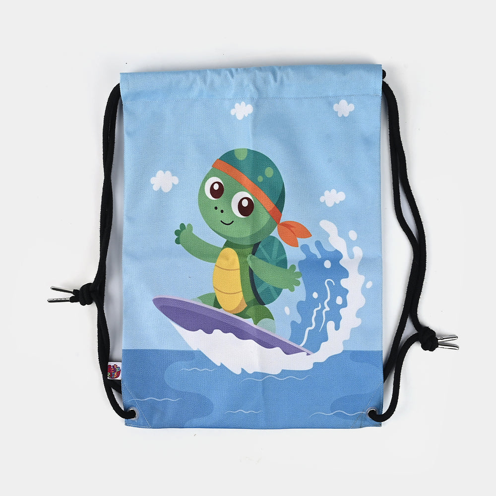 Turtle Drawstring Bag For Kids