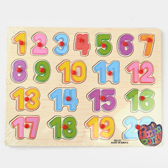 Numeric Wooden Puzzle Board Game