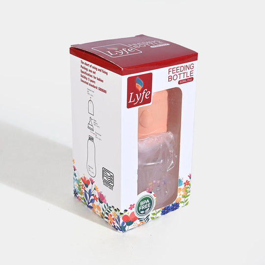 Lyfe Baby Plastic Feeding Bottle 2Oz |60ml |Orange