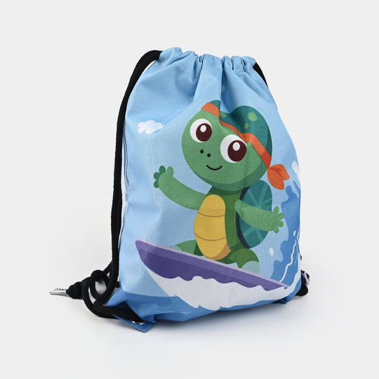Turtle Drawstring Bag For Kids
