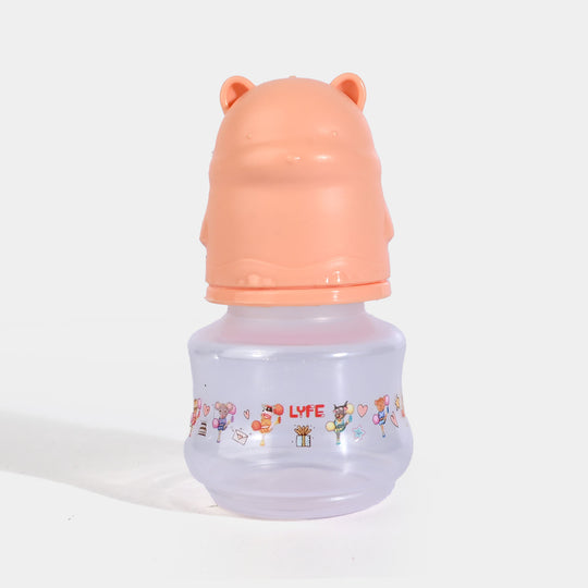 Lyfe Baby Plastic Feeding Bottle 2Oz |60ml |Orange