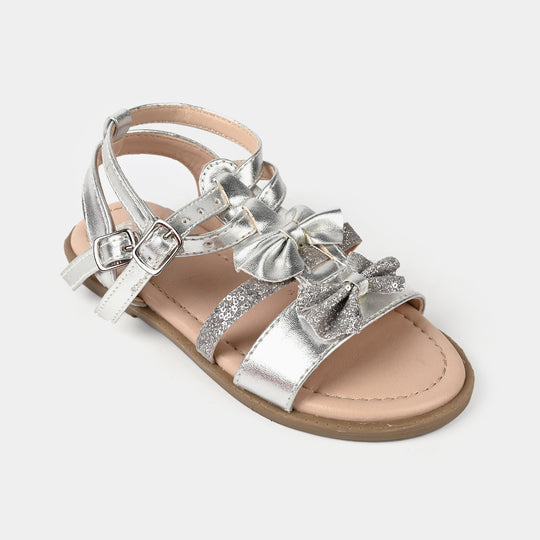 Girls Sandal 456-101-SILVER