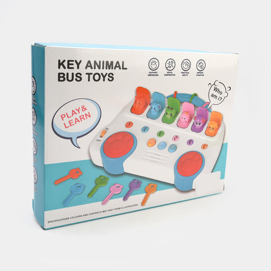 Key Animal Bus Musical Toy For Kids