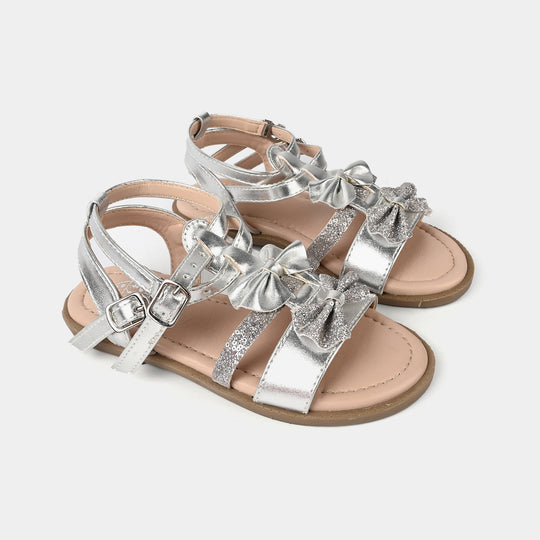 Girls Sandal 456-101-SILVER