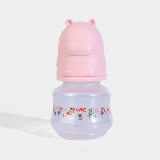 Lyfe Baby Plastic Feeding Bottle 2Oz |60ml |Pink