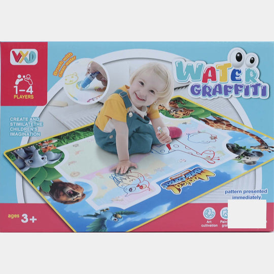 Reusable Water Graffiti Mat Play Set