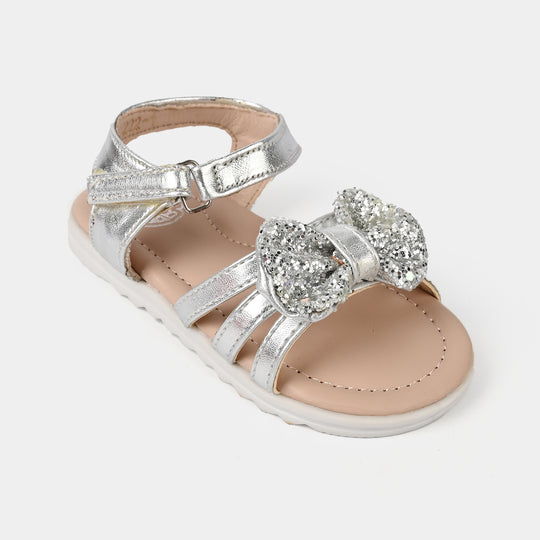Girls Sandal 222-1-SILVER