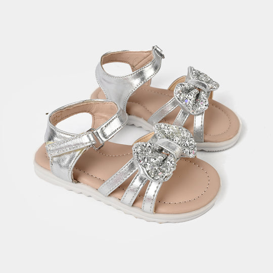 Girls Sandal 222-1-SILVER