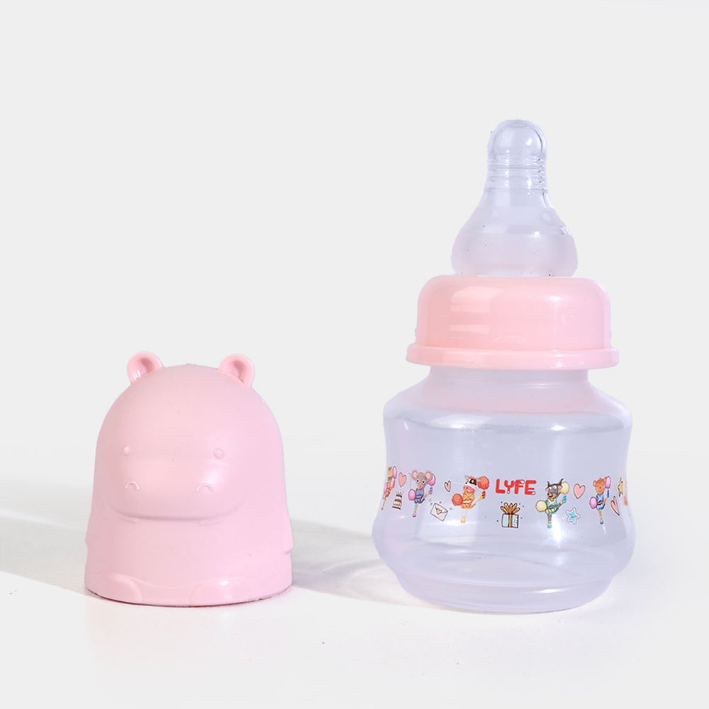 Lyfe Baby Plastic Feeding Bottle 2Oz |60ml |Pink