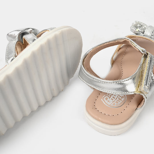Girls Sandal 222-1-SILVER