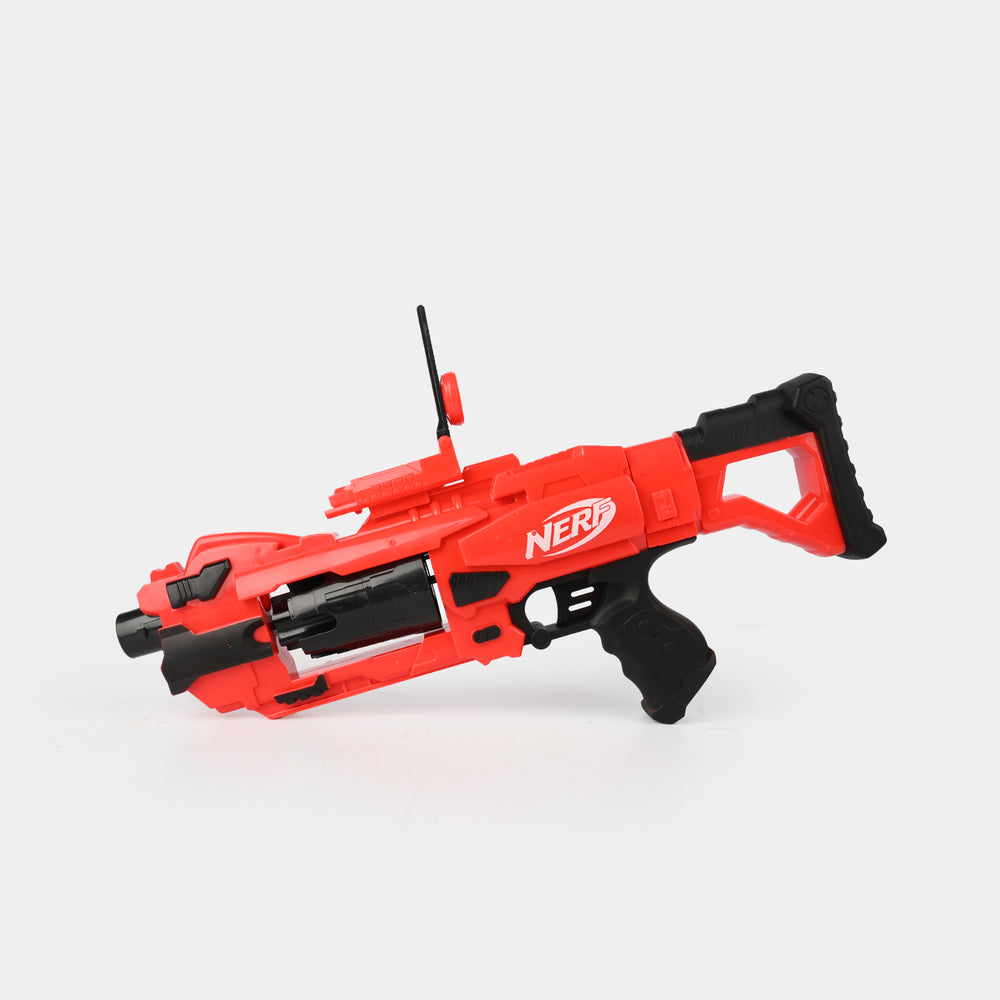 ELECTRIC MEGA NERF BLASTER + SOFT DART TOY