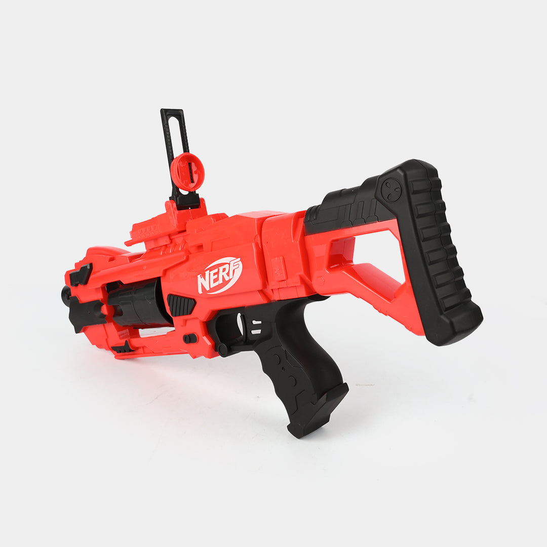 ELECTRIC MEGA NERF BLASTER + SOFT DART TOY