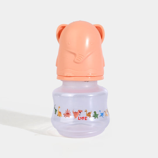 Lyfe Baby Plastic Feeding Bottle 2Oz |60ml |Orange