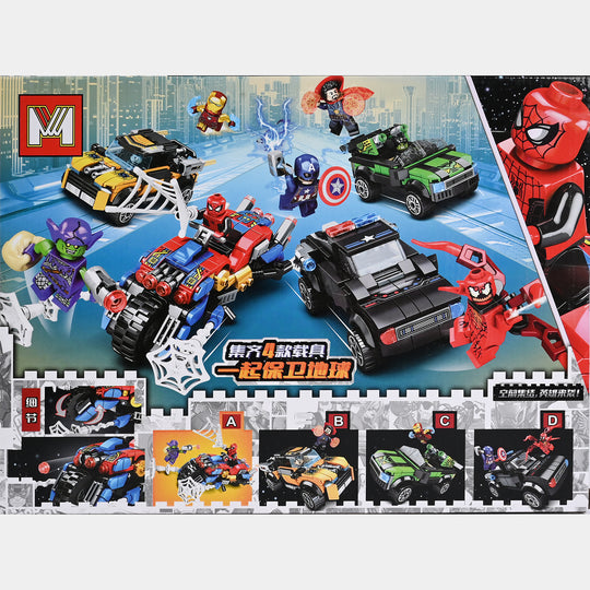 Character Building Blocks Play Set For Kids