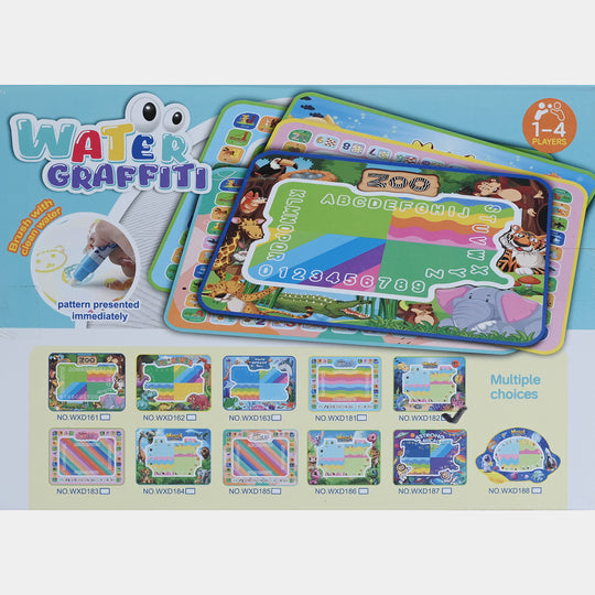 Reusable Water Graffiti Mat Play Set