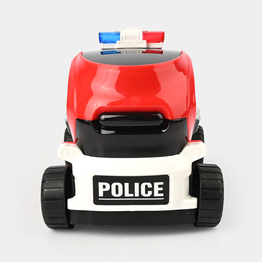 POLICE CAR WITH LIGHT & MUSIC FOR KIDS