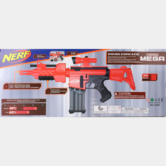 ELECTRIC MEGA NERF BLASTER + SOFT DART TOY