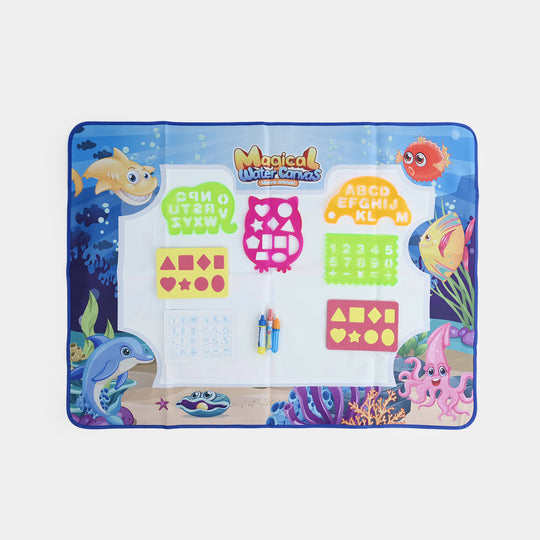 Reusable Water Graffiti Mat Play Set