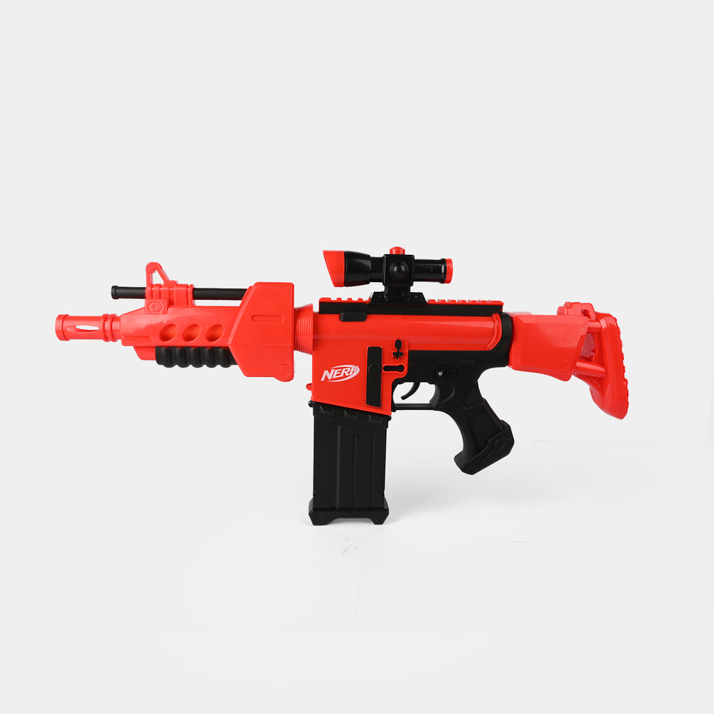 ELECTRIC MEGA NERF BLASTER + SOFT DART TOY