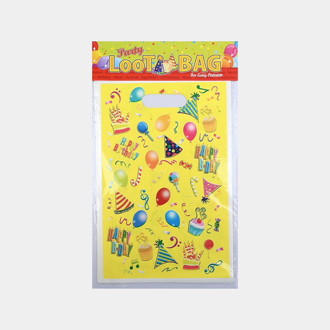 Plastic Party Loot Bags Pack