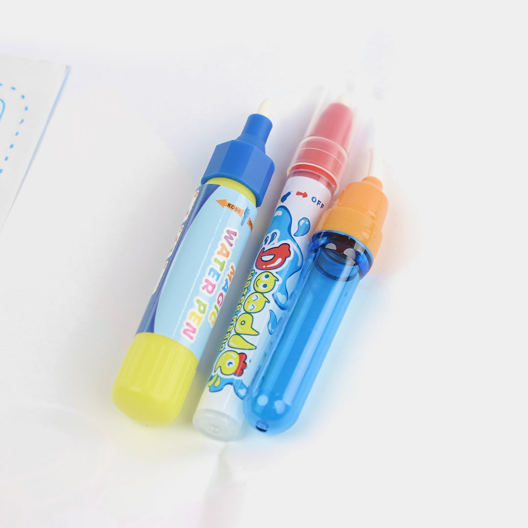 Reusable Water Graffiti Mat Play Set