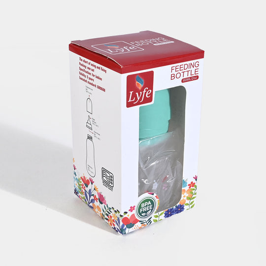 Lyfe Baby Plastic Feeding Bottle 2Oz |60ml |Green