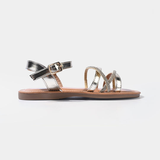 Girls Sandal 189-2-Golden