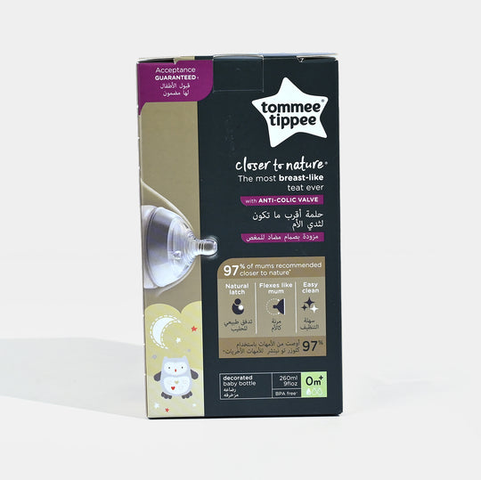 Tommee Tippee Bottle Deco Mono PK1 Close To Nature 260ml 42250103