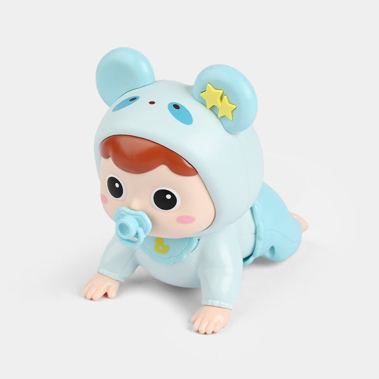 Crawling Baby Doll Toy with Music