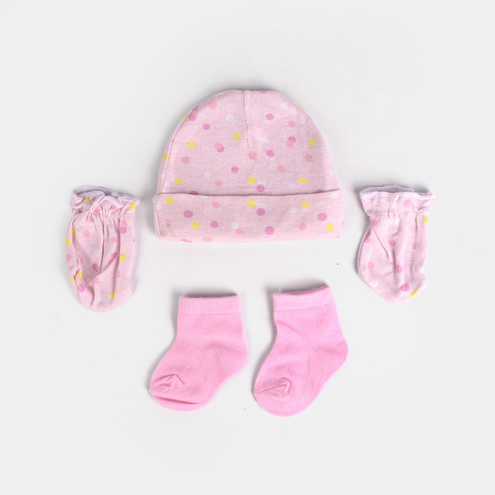 Baby Cap, Mittens & Socks Set