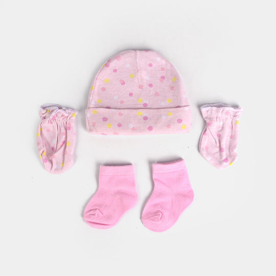 Baby Cap, Mittens & Socks Set