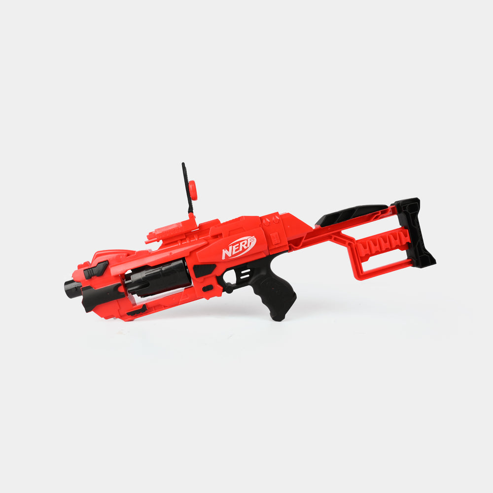 ELECTRIC MEGA NERF BLASTER + SOFT DART TOY