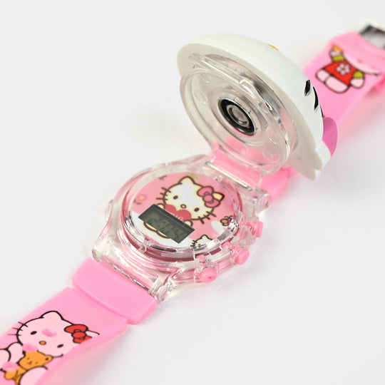 KIDS QUARTZ WATCH MULTI-LIGHT SPINNER