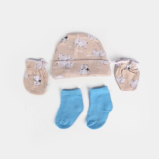Baby Cap, Mittens & Socks Set