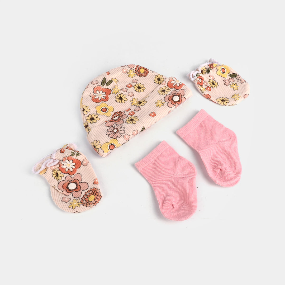 Baby Cap, Mittens & Socks Set