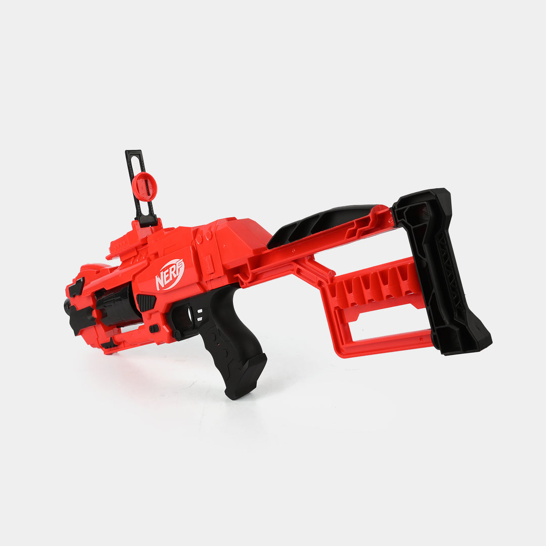 ELECTRIC MEGA NERF BLASTER + SOFT DART TOY