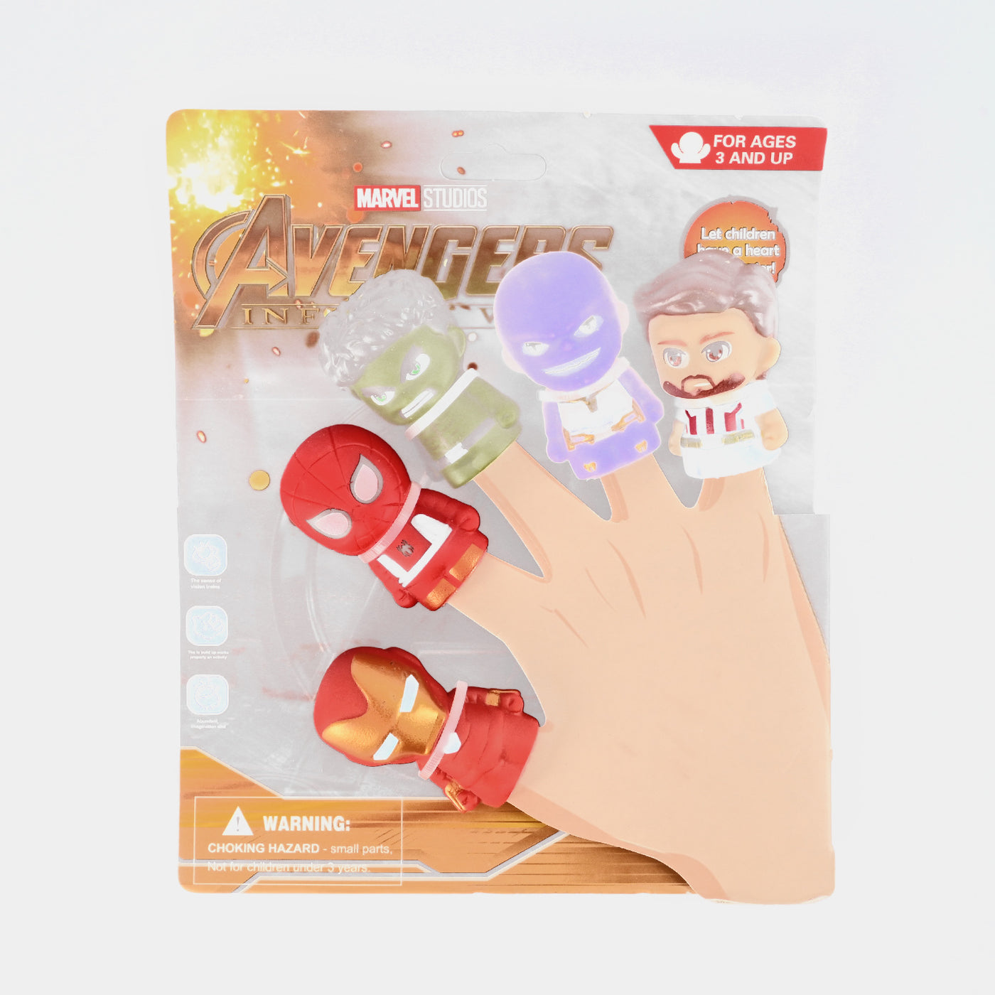 Kids Fingers Puppets Rubber Character Toys