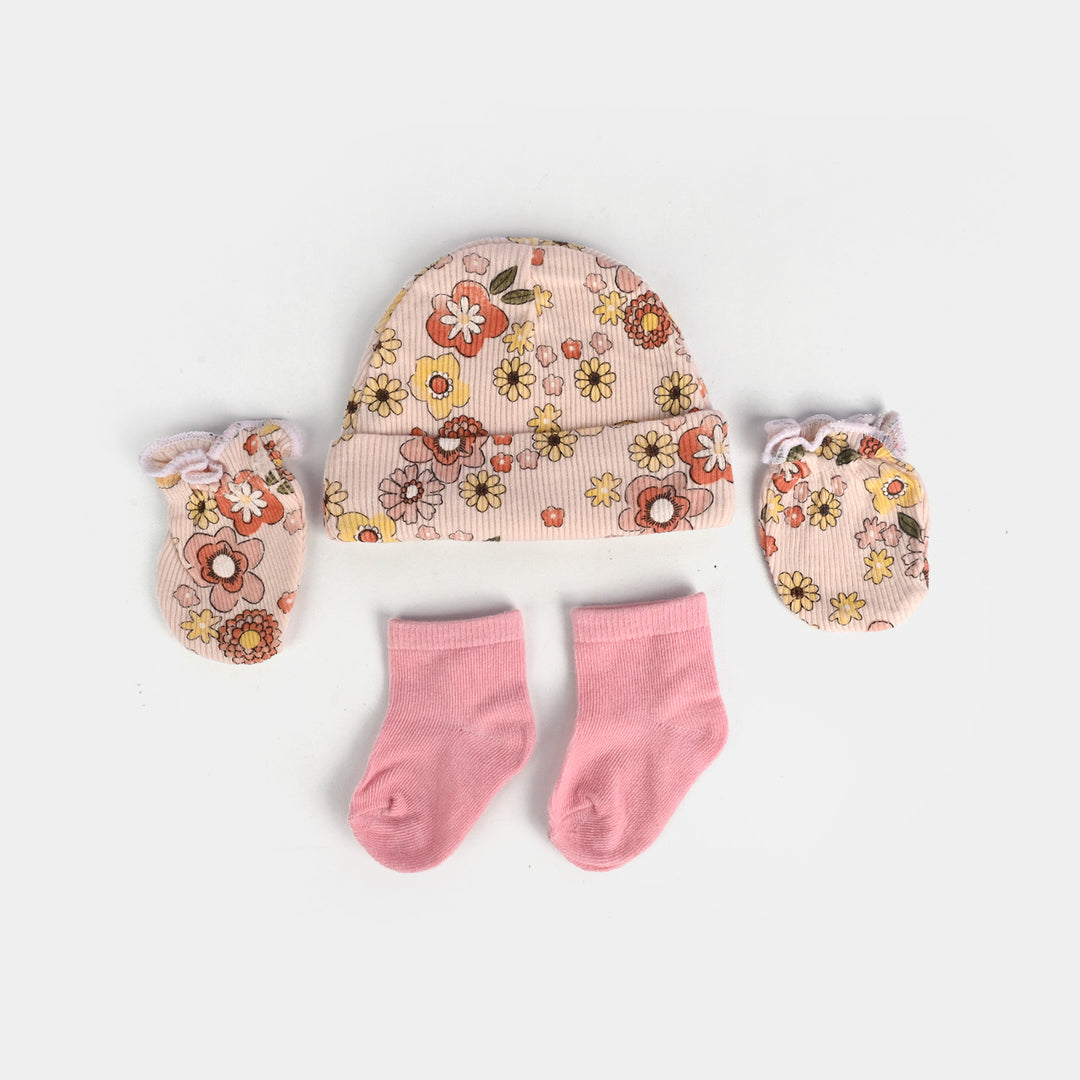 Baby Cap, Mittens & Socks Set