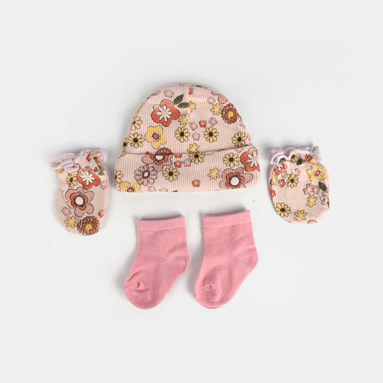 Baby Cap, Mittens & Socks Set