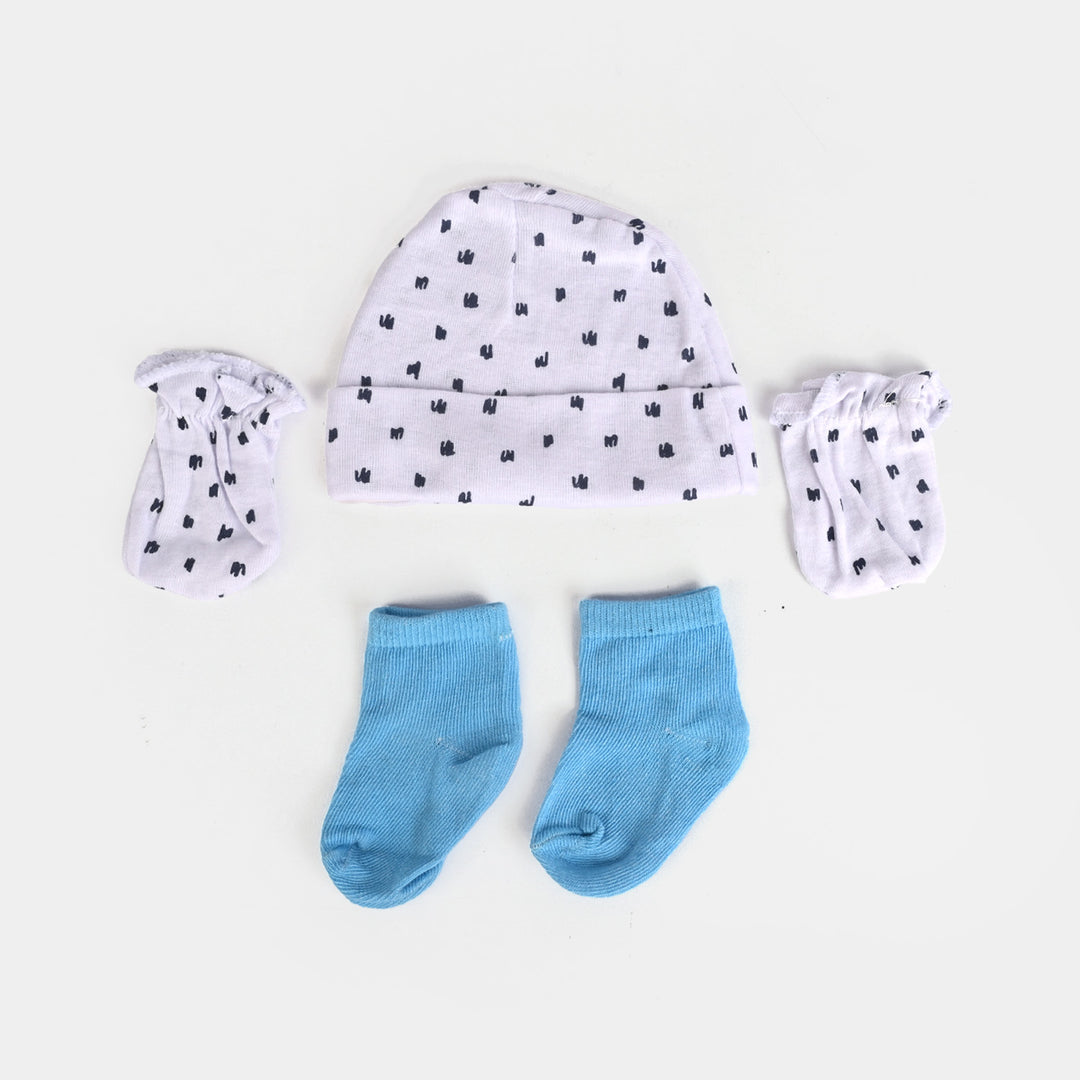 Baby Cap, Mittens & Socks Set
